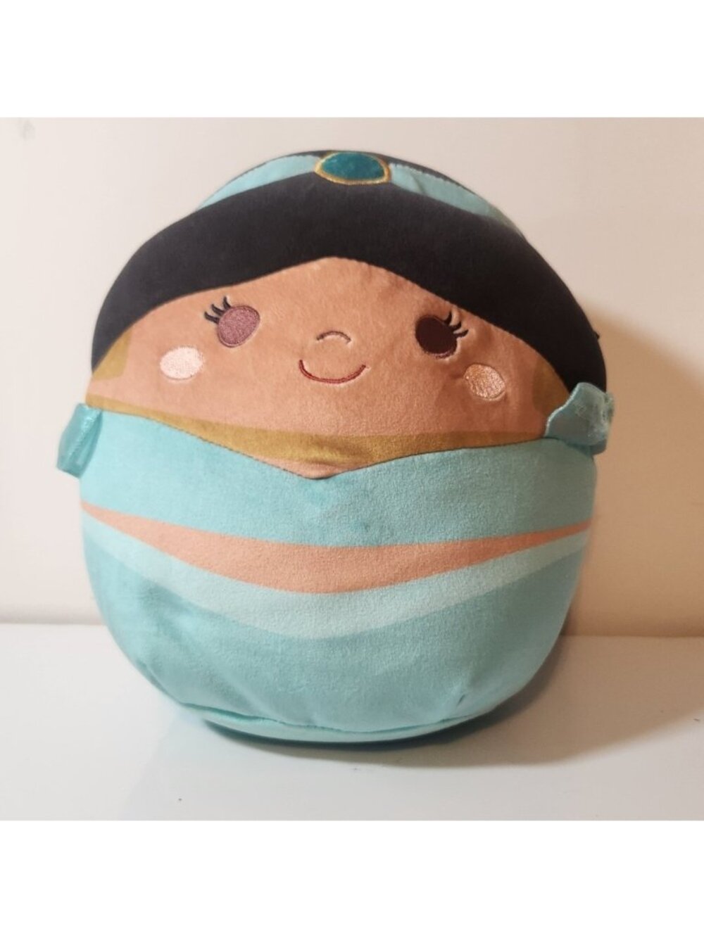Squishmallow Disney Princess Jasmine 10 Inch Teal Plush Kellytoy JazwaresAladdin
